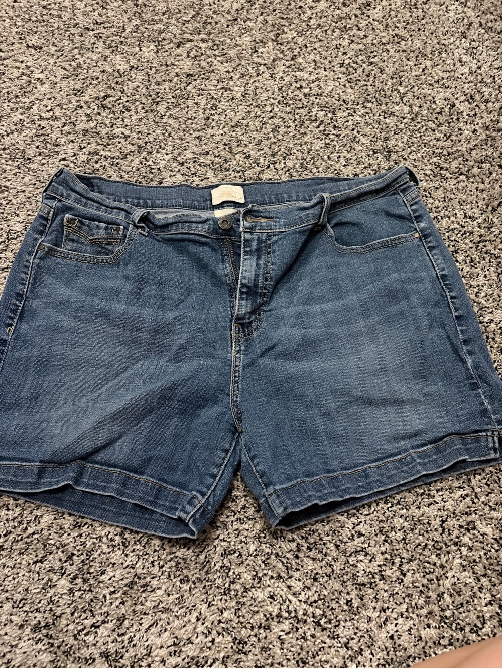 Levi's Women's Denim Shorts in Medium Blue Wash